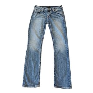 Silver Suki Baby Boot Jeans Women's Size 31